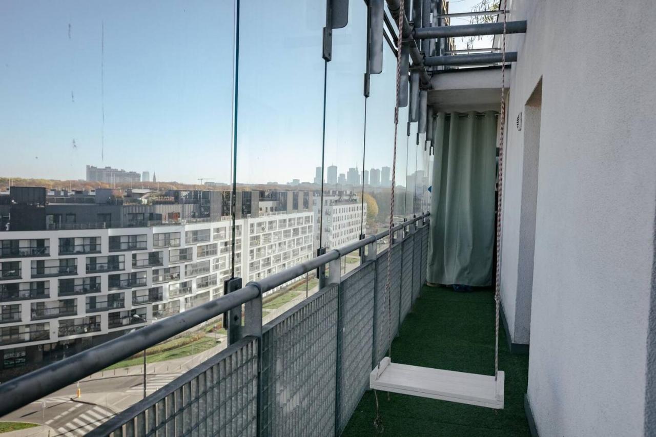 Dwupoziomowy, Rodzinny Apartament. Ochrona, Garaz. Varsóvia Exterior foto