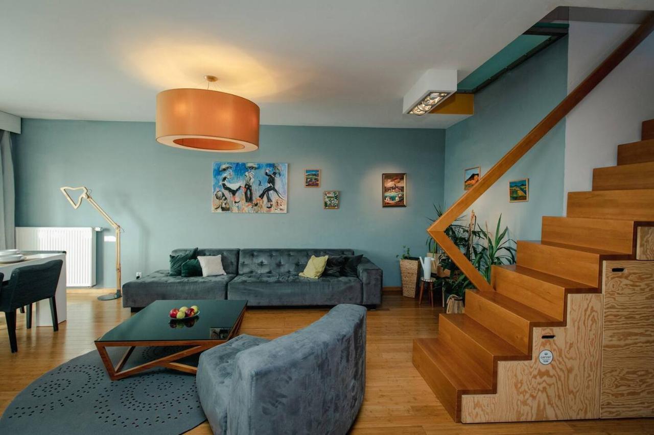 Dwupoziomowy, Rodzinny Apartament. Ochrona, Garaz. Varsóvia Exterior foto